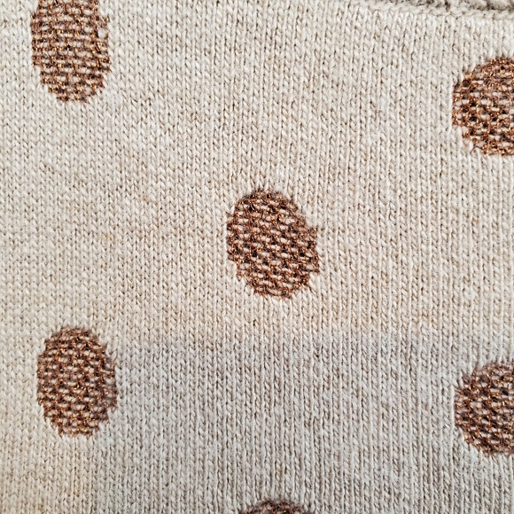 NWT Loft Women's Crewneck Polka Dot Sweater - Picture 3 of 7